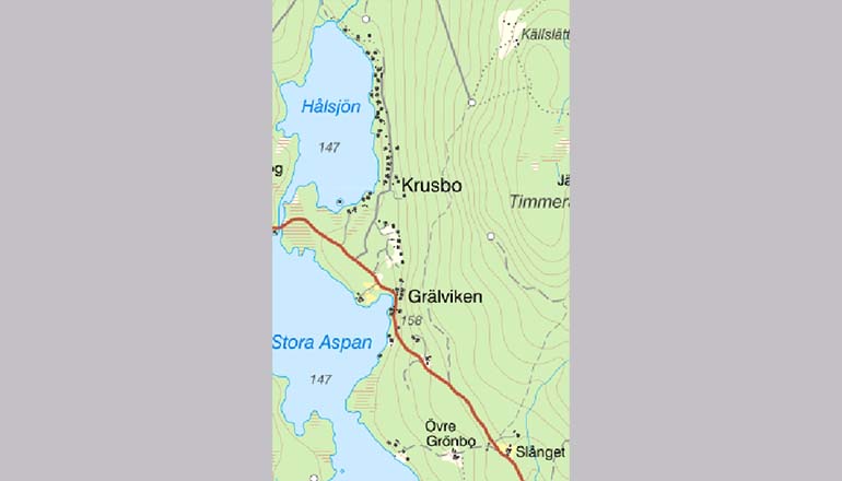 Karta över Krusbo, Vill du veta mer detaljer kan du ringa vår kundtjänst