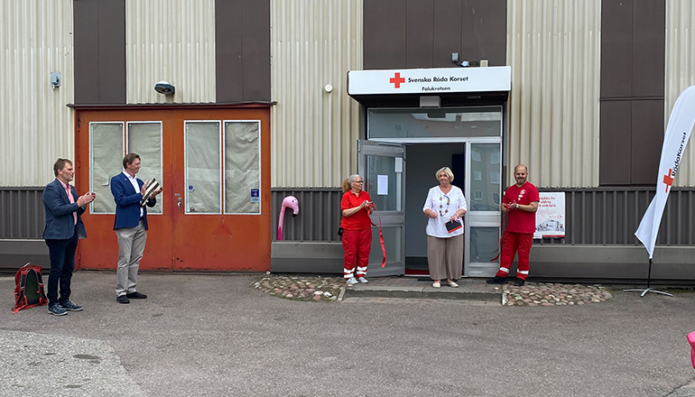 Invigning av Röda korsets nya lokaler som ligger i Britsarvet. 