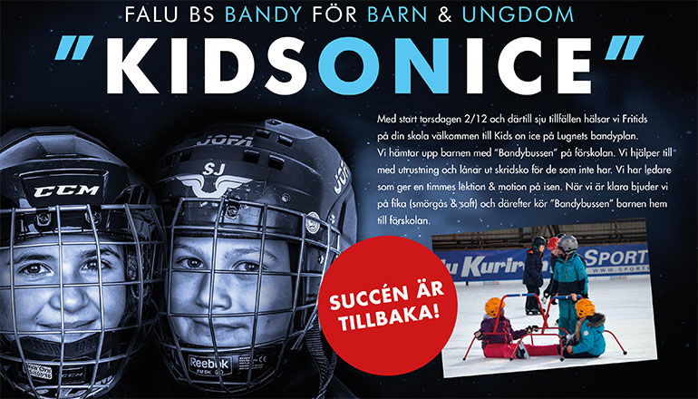 Annons för Kids on Ice